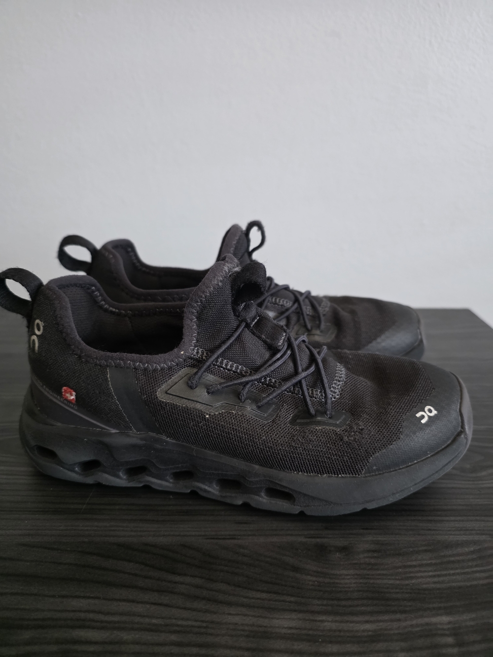 On Little Kids Black Cloudleap Sneakers K13